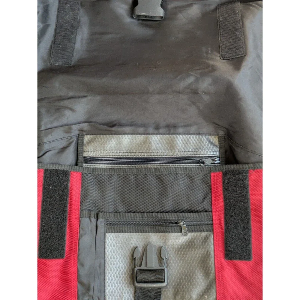 Gap Messenger Bag Vintage Crossbody School Y2K Biker Red Black Travel Nylon